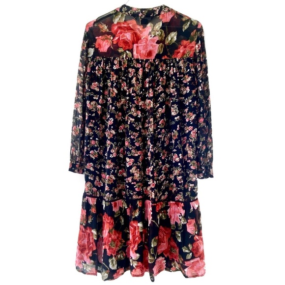 FRENCH CONNECTION Anastasia Mix Floral Smock Dress - Picture 7 of 10
